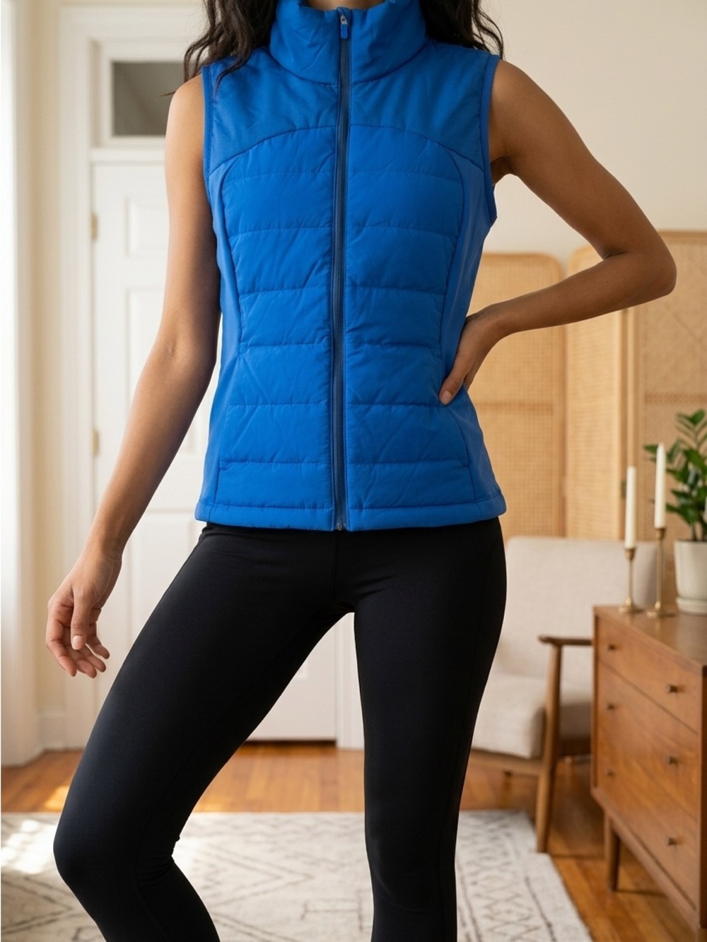 Lululemon NWT Down For It All Vest Pipe Dream Blue 8